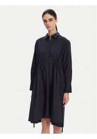 French Connection Sukienka codzienna 71NZS Granatowy Regular Fit. Okazja: na co dzień. Kolor: niebieski. Materiał: bawełna. Typ sukienki: proste. Styl: casual #1