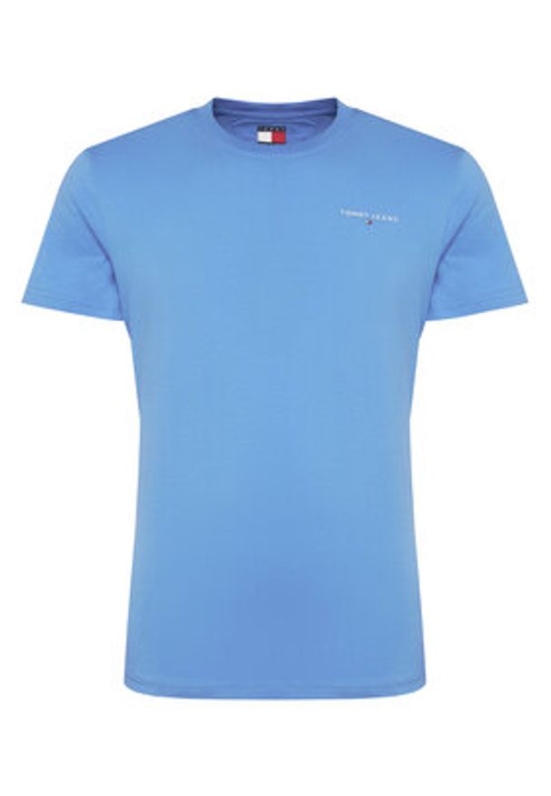 Tommy Jeans Komplet t-shirtów DM0DM22316 Niebieski Slim Fit. Kolor: niebieski. Materiał: bawełna