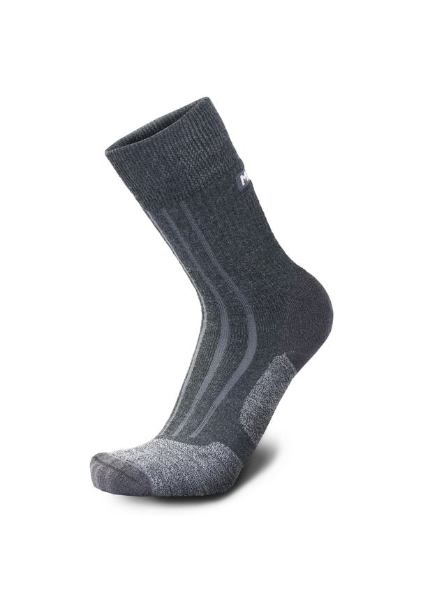 MEINDL - Skarpety trekkingowe męskie Meindl MT6 Lady z wełną Merino. Kolor: szary. Materiał: wełna. Sport: turystyka piesza
