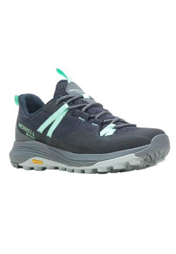 Buty trekkingowe damskie Merrell Siren 4 Gore-tex. Zapięcie: sznurówki. Kolor: niebieski. Materiał: materiał, tkanina, syntetyk. Szerokość cholewki: normalna. Styl: sportowy