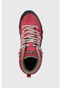 CMP buty Rigel Mid damskie kolor różowy ocieplone. Zapięcie: sznurówki. Kolor: różowy. Materiał: materiał, guma. Szerokość cholewki: normalna. Styl: klasyczny #5