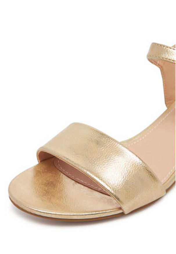 Jenny - JENNY Sandały WS21167-01 Złoty. Kolor: złoty. Materiał: syntetyk, materiał