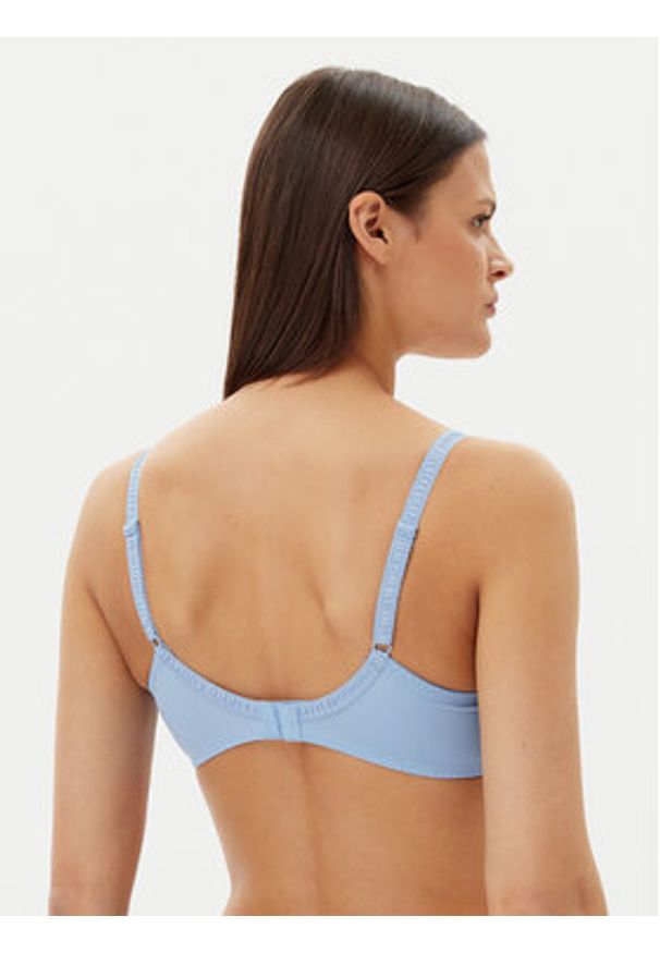 Hunkemöller Biustonosz z fiszbiną Diva 301189 Błękitny. Kolor: niebieski. Materiał: syntetyk