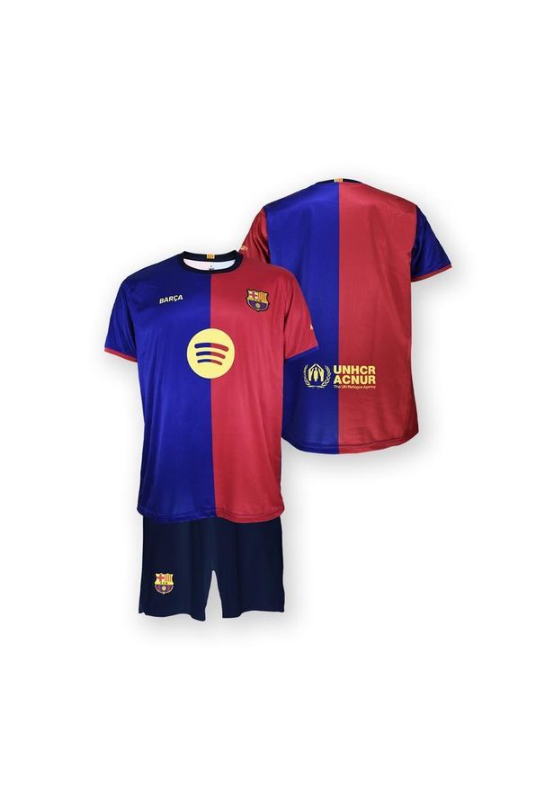 Koszulka kibica domowego FC Barcelona 2024-25 premium dla dzieci - 8 lat. Kolor: niebieski. Sezon: lato. Sport: piłka nożna