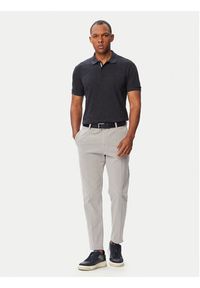 BOSS Polo Swing 50564801 Granatowy Regular Fit. Typ kołnierza: polo. Kolor: niebieski. Materiał: bawełna #4