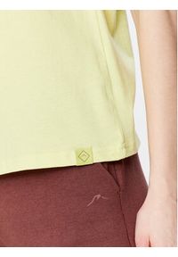 Volcano T-Shirt T-Abstract L02156-S23 Żółty Regular Fit. Kolor: żółty. Materiał: bawełna #3