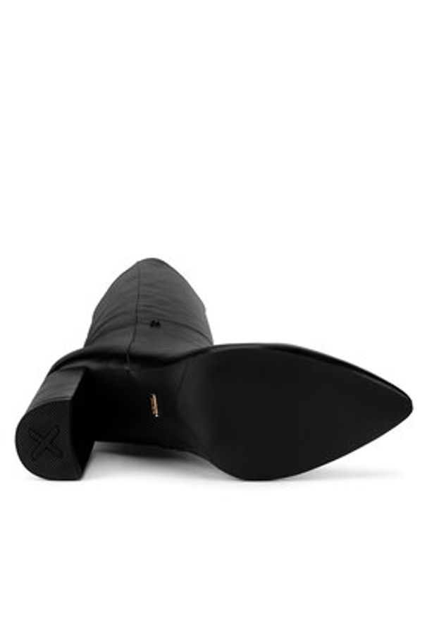 MEXX Kozaki MI001805743W Czarny. Kolor: czarny. Materiał: skóra
