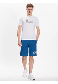 EA7 Emporio Armani T-Shirt 3RPT71 PJM9Z 1100 Biały Regular Fit. Kolor: biały. Materiał: bawełna #5