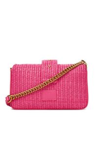 Pinko - PINKO Torebka Love One Mini Slouchy Fl PE 25 PLTT 104340 A2CF Różowy. Kolor: różowy #3