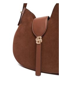 BOSS Torebka Boss Beyond Hobo S 50557954 Brązowy. Kolor: brązowy. Materiał: zamszowe, skórzane #4