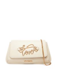 Love Moschino - LOVE MOSCHINO Torebka JC4266PP0MKG0110 Écru. Materiał: skórzane