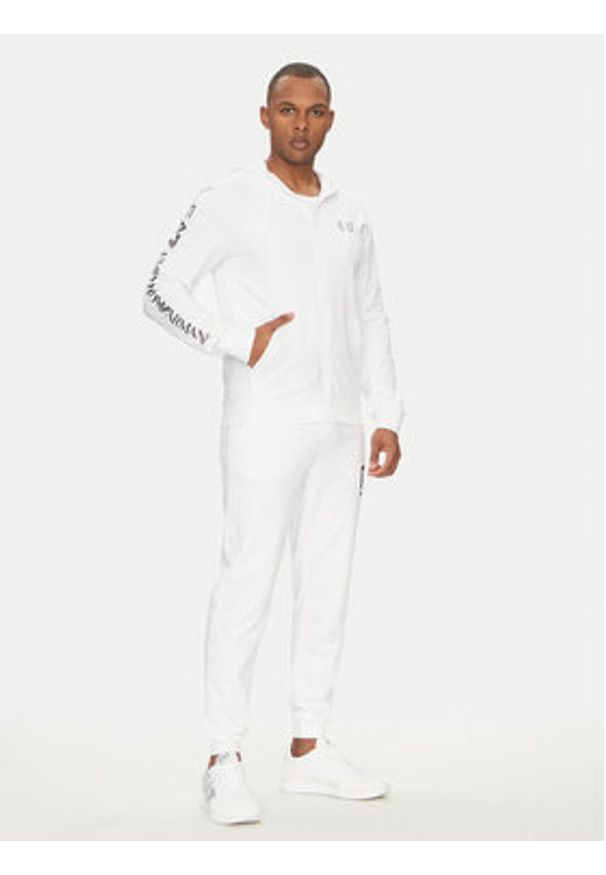 EA7 Emporio Armani Bluza 7M000568 AF13512 M0003 Biały Regular Fit. Kolor: biały. Materiał: bawełna