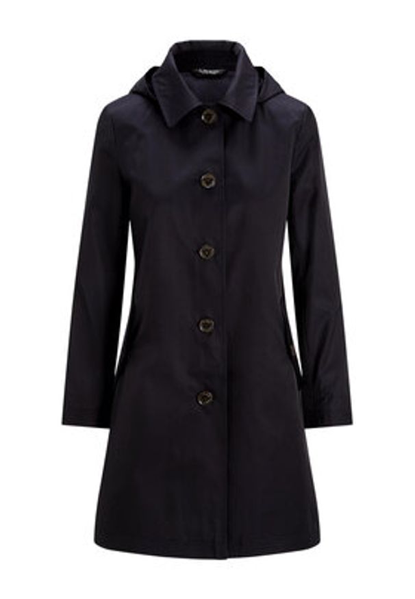 Lauren Ralph Lauren - LAUREN RALPH LAUREN Płaszcz przejściowy 297967121005 Granatowy Straight Fit. Kolor: niebieski. Materiał: bawełna, syntetyk