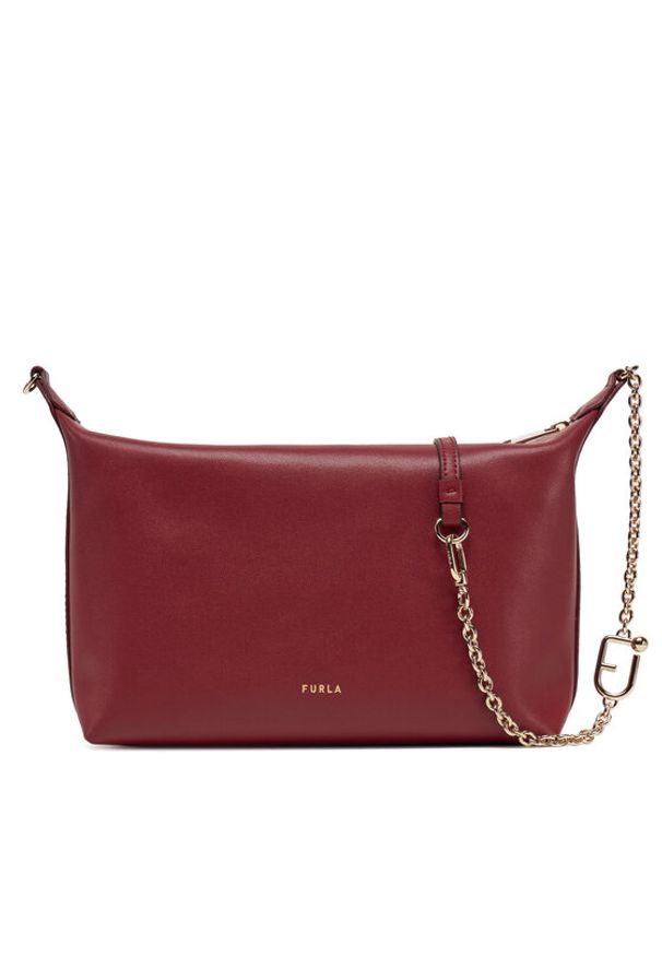 Furla Torebka WE00662 BX3104 CGQ00 Bordowy. Kolor: czerwony. Materiał: skórzane