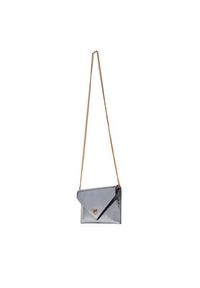 Pinko - PINKO Torebka Flat Purse Mini AI 25-26 PCPL 105347 A2OT Srebrny. Kolor: srebrny. Materiał: skórzane #3