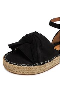 DeeZee Espadryle 8-807-1 Czarny. Kolor: czarny. Materiał: materiał #3