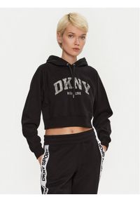 DKNY Sport Bluza DP4T9938 Czarny Regular Fit. Kolor: czarny. Materiał: syntetyk. Styl: sportowy