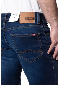 Mustang - SPODENKI MUSTANG Chicago Short DENIM BLUE 1008363 5000 982. Materiał: denim #8