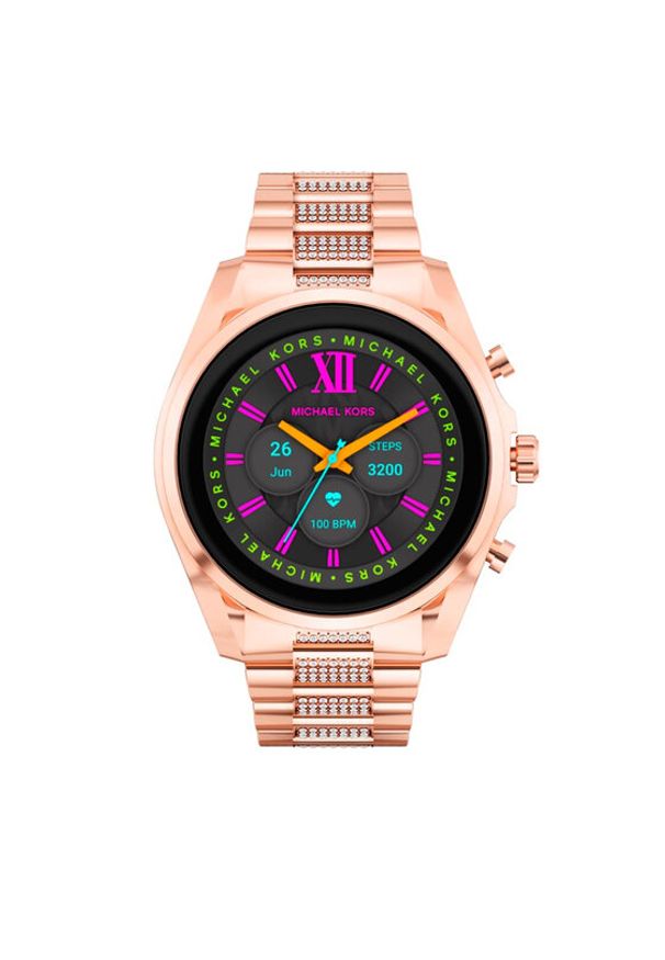 Michael Kors Smartwatch Access Gen 6 Bradshaw MKT5135 Różowy. Rodzaj zegarka: smartwatch. Kolor: różowy