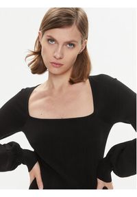 Pinko Sukienka dzianinowa Branzino 102024 A18P Czarny Regular Fit. Kolor: czarny. Materiał: wiskoza #5
