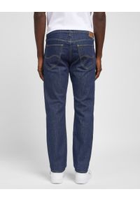 Lee - MESKIE SPODNIE MATERIAŁOWE LEE DAREN ZIP FLY RIVET NAVY 112373981. Materiał: materiał #6