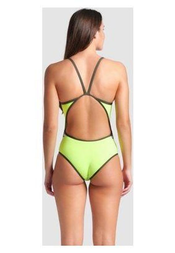 Strój Kąpielowy Arena Icons Super Fly Back Solid. Kolor: zielony, brązowy, beżowy, wielokolorowy