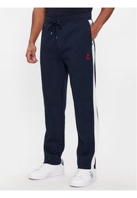 Polo Ralph Lauren Spodnie dresowe 710926505001 Granatowy Regular Fit. Kolor: niebieski. Materiał: bawełna