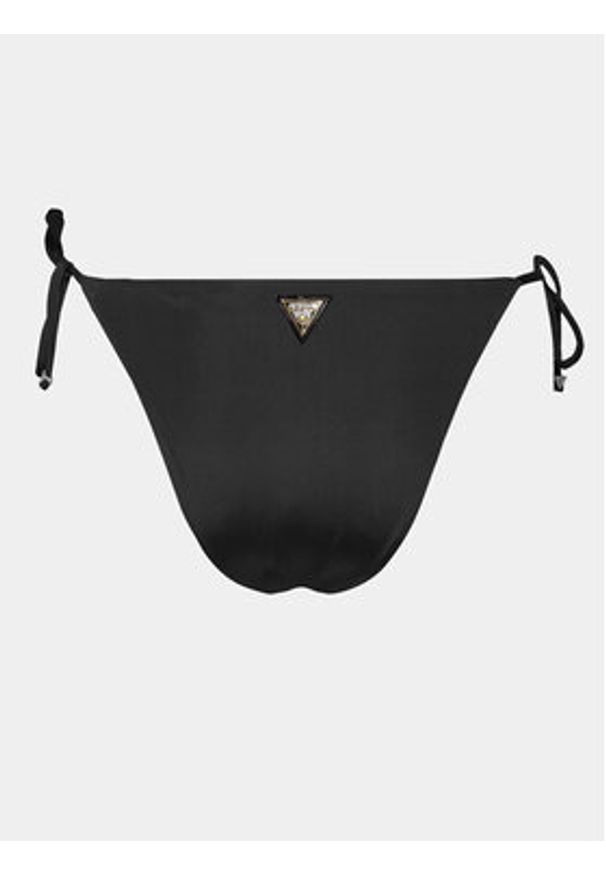 Guess Dół od bikini E4GO06 KC5Z0 Czarny. Kolor: czarny. Materiał: syntetyk