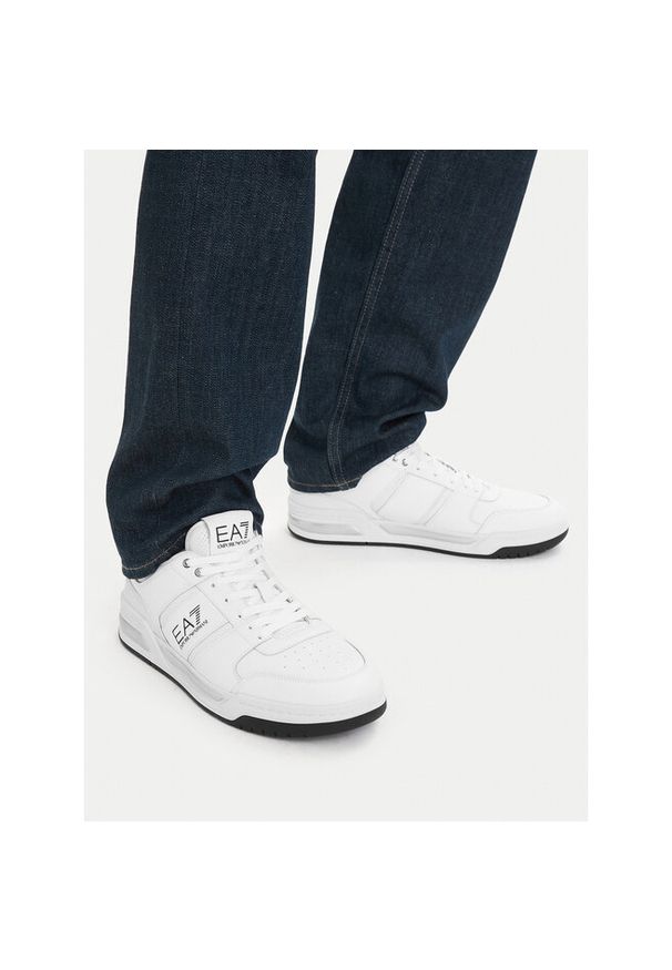 Sneakersy EA7 Emporio Armani. Kolor: biały