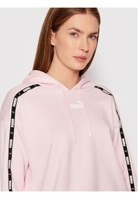 Puma Bluza Power 848431 Różowy Relaxed Fit. Kolor: różowy. Materiał: bawełna #5