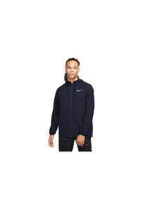 Kurtka uniwersalna męska Nike Vent Max Dri-fit Full-zip Training. Typ kołnierza: kaptur. Kolor: niebieski. Materiał: syntetyk. Technologia: Dri-Fit (Nike). Sport: bieganie