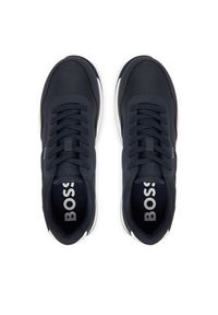 BOSS Sneakersy Titanium 50536481 Granatowy. Kolor: niebieski. Materiał: materiał #4