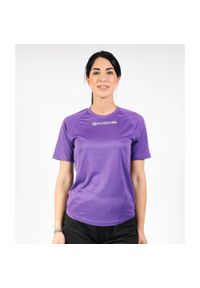 Koszulka sportowa Givova One Microforata fioletowa 2XL. Kolor: fioletowy. Materiał: poliester. Sport: piłka nożna #1