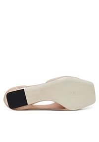 Pollini Sandały SA16207C1MTD0122 Beżowy. Kolor: beżowy. Materiał: skóra #4