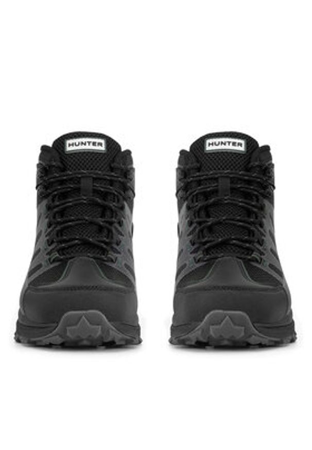 Hunter Trekkingi PEAK RT MID WP Czarny. Kolor: czarny. Materiał: materiał. Sport: turystyka piesza
