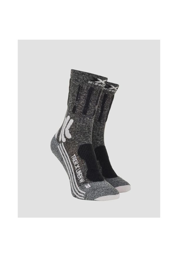 Skarpety damskie trekkingowe X-Socks Trek X Linen. Kolor: czarny, szary, wielokolorowy. Sport: outdoor