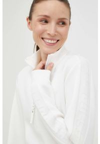 Guess bluza damska kolor biały gładka. Okazja: na co dzień. Kolor: biały. Materiał: materiał, wiskoza. Wzór: gładki. Styl: casual #3