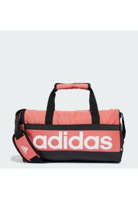 Adidas - Essentials Linear Duffel Bag Extra Small. Kolor: czerwony, wielokolorowy, czarny, biały. Materiał: materiał