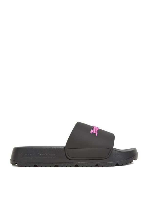 Juicy Couture Klapki PJC2 Czarny. Kolor: czarny. Materiał: syntetyk