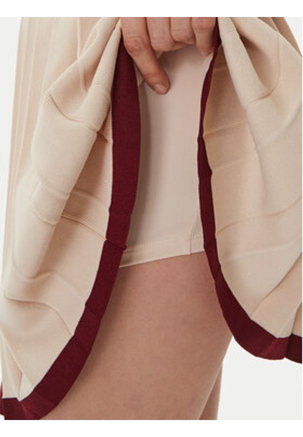 Guess Spódnica plisowana V6GD04 Z0649 Beżowy Regular Fit. Kolor: beżowy. Materiał: syntetyk
