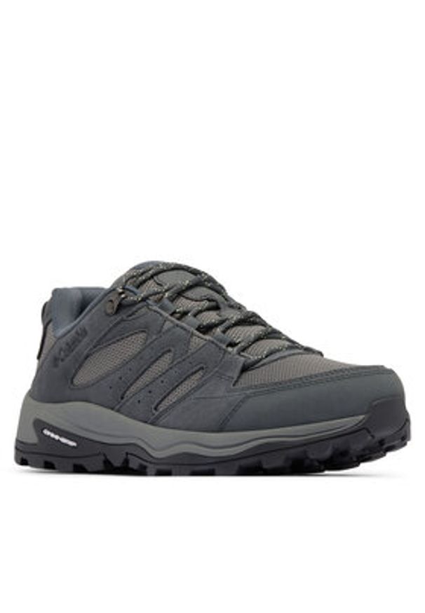 columbia - Columbia Trekkingi Redmond 2128721 Szary. Kolor: szary. Materiał: zamsz, skóra. Sport: turystyka piesza