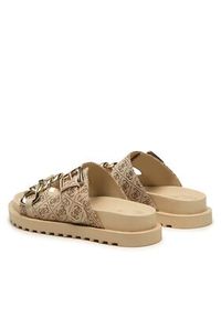 Guess Klapki Fatema2 FL6FT2 FAL03 Brązowy. Kolor: brązowy. Materiał: materiał #5