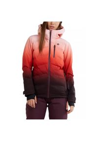 FUNDANGO - Kurtka narciarska damska Pumila Padded Jacket. Kolor: wielokolorowy, czerwony, biały, różowy. Sport: narciarstwo