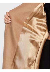 Calvin Klein Płaszcz wełniany Essential K20K204635 Beżowy Regular Fit. Kolor: beżowy. Materiał: wełna #3