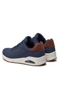 skechers - Skechers Sneakersy Uno - Suited On Air 183004 Granatowy. Kolor: niebieski. Materiał: skóra #5
