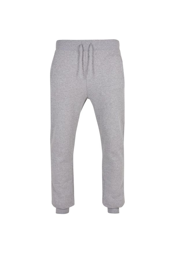 BUILD YOUR BRAND - Spodnie Dresowe Unisex Dla Dorosłych Z Bawełny Organicznej. Kolor: szary. Materiał: dresówka, bawełna