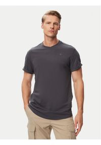 G-Star RAW - G-Star Raw T-Shirt Lash D16396-B353 Szary ciemny Relaxed Fit. Kolor: szary. Materiał: bawełna #1