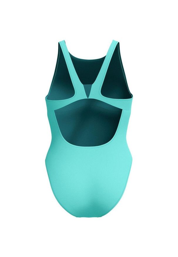 Speedo - Jednoczęściowy Kostium Kąpielowy Z Wysokim Dekoltem Dla Kobiet. Kolor: niebieski