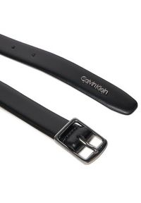 Calvin Klein Pasek Damski Slim Square Buckle Belt 2.0 K60K611719 Czarny. Kolor: czarny. Materiał: skóra #2