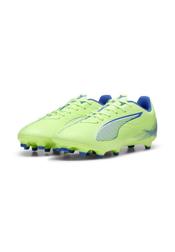 Puma - Buty piłkarskie unisex PUMA ULTRA 5 PLAY FG/AG. Kolor: żółty, biały, wielokolorowy, niebieski. Sport: piłka nożna